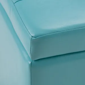 Cosmopolitan - Storage Ottoman - Soft Blue