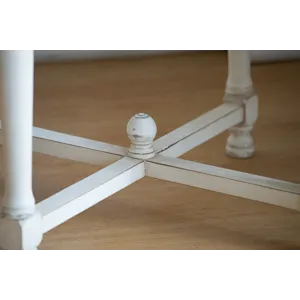 Square Alcott Side Table - White