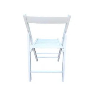 Folding Chair, Foldable Style (Set of 2) - White