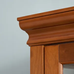 Curio Cabinet Lighted Curio Diapaly Cabinet With Adjustable Shelves And Mirrored Back Panel, Tempere