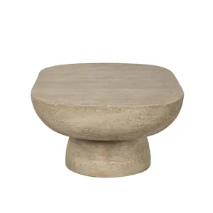 Oval Coffee Table - Cream