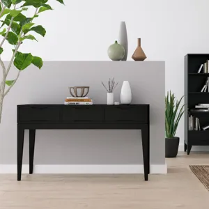 Harper - Console Sofa Table - Black