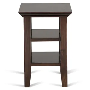 Acadian - Narrow Side Table - Brunette Brown