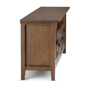 Redmond - 72\" TV Media Stand - Rustic Natural Aged Brown