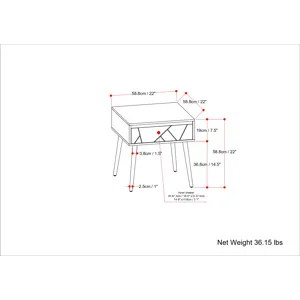 Jager - Side Table - Natural
