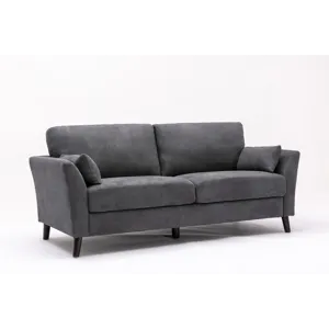 Damian - Woven Fabric Sofa - Gray
