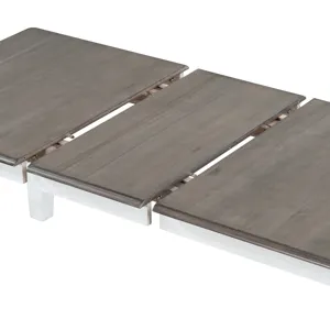 7 Piece Dining Table Set Retro Style With Extendable Table And 6 Upholstered Chairs - Brown / White