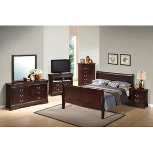 Louis Phillipe - G3125A-KB King Bed - Cappuccino