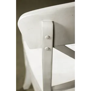 Harola - Cross-Back Dining Side Chairs In (Set of 2) - Smoky White