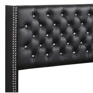 Julie - G1919-FB-UP Full Upholstered Bed - Black