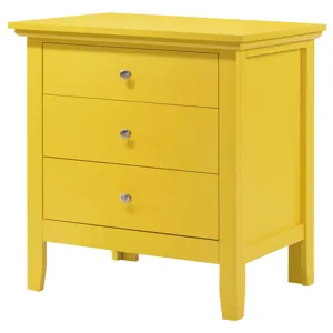 Hammond - G5402-N 3 Drawer Nightstand - Yellow