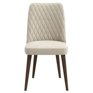 Katie - Mid-Century Modern Velvet Dining Chair (Set of 2) - Multi