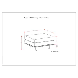 Morrison - Ottoman - Mist Grey