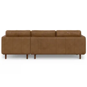 Morrison - Right Sectional Sofa - Caramel Brown
