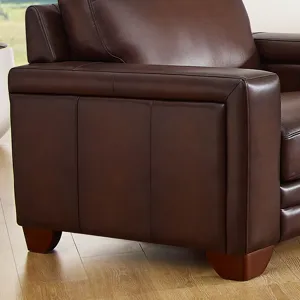 Aiden Alice - Leather Chair - Caramel