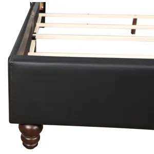 Julie - G1919-FB-UP Full Upholstered Bed - Black