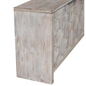 Accent Cabinet Farmhouse Style 4 Door Wooden Cabinet Sideboard Buffet Server Cabinet Storage Cabinet