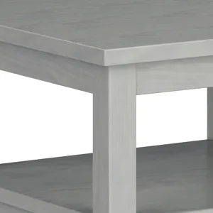 Warm Shaker - End Table - Fog Grey