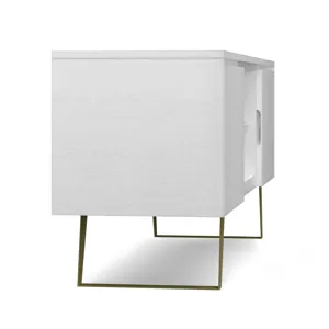 Lowry - TV Media Stand - White