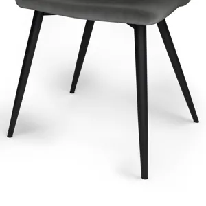 Baylor - Dining Chair (Set of 2) - Dark Grey