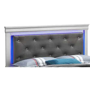 Lorana - G6500C-FB3 Full Bed - Silver Champagne