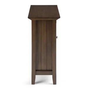 Bedford - Low Storage Media Cabinet - Rustic Natural Aged Brown