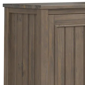 Lev - Low Storage Cabinet - Smoky Brown
