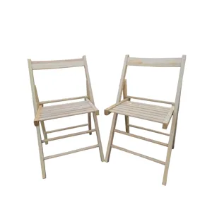 Folding Chair, Foldable Style (Set of 2) - Natural