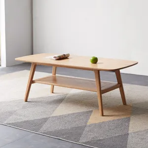 Center Table Low Table 100% Solid Wood Top Plate Desk Coffee Table Study Desk Work From Home Natural