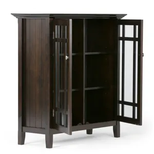 Bedford - Medium Storage Cabinet - Dark Tobacco Brown