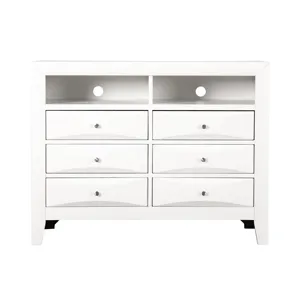 Marilla - G1570-TV2 Media Chest - White