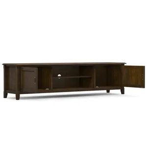 Burlington - 72\" Low TV Media Stand - Mahogany Brown