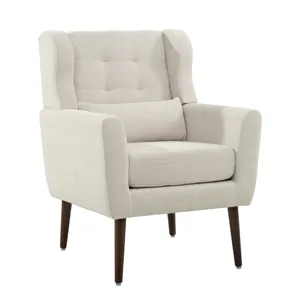 Modern Accent Chair Upholstered Foam Filled Living Room Chairs Comfy Reading Chair Mid-Century Moder