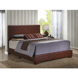 Aaron - G1855-QB-UP Queen Bed - Light Brown