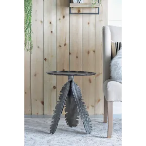 Leaf Side Table - Silver