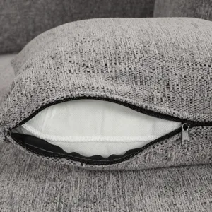 U-Shaped Sectional Sofa Pull Out Sofa Bed With Two USB Ports, Two Power Sockets, Three Back Pillows 