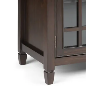 Connaught - Low Storage Cabinet - Dark Chestnut Brown