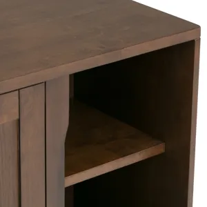 Harper - Low Storage Cabinet - Walnut Brown