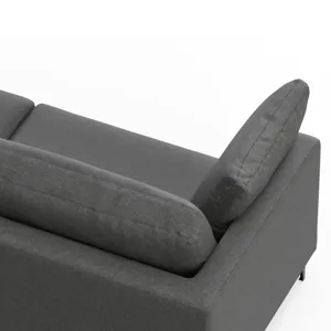 Ava - 90\" Mid Century Sofa - Pebble Gray
