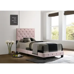 Suffolk - G1406-TB-UP Twin Bed - Pink
