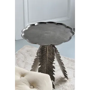 Leaf Side Table - Silver
