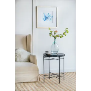 Side Table - Black / Brown