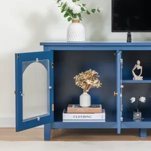 StylishTVcabinet Entertainment CenterTV Stand, TVconsoletable, Media Console, Solidwood Frame, Chang
