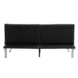 Futon Sofa Bed - Black