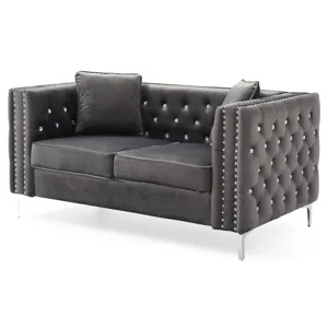 Paige - G822A-L Loveseat - Gray