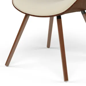 Malden - Bentwood Dining Chair with Wood Back - Natural / Dark Bown