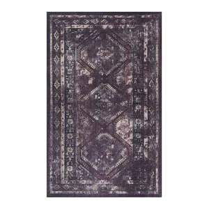 5\' x 8\' Area Rug, Washable Rug, Low-Pile, Non-Slip, Non-Shedding, Foldable, Kid & Pet Friendly Are