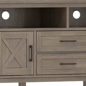 Ela - 72\" TV Media Stand - Smoky Brown