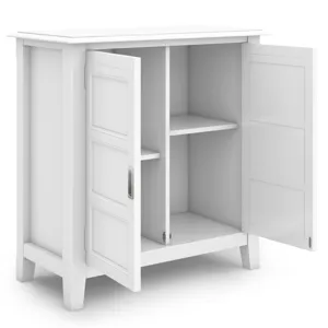Burlington - Low Storage Cabinet - White
