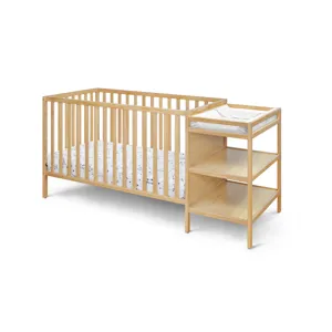 Palmer - 3-in-1 Convertible Crib / Changer Combo - Natural